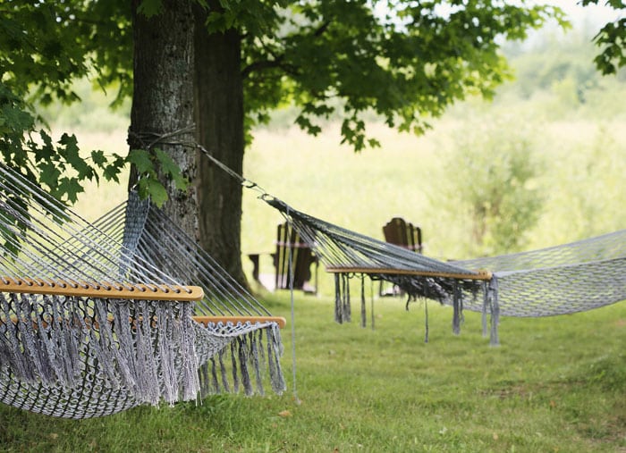 Hängematte im Garten Hängematte