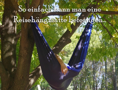 Reisehängematte Hängematte